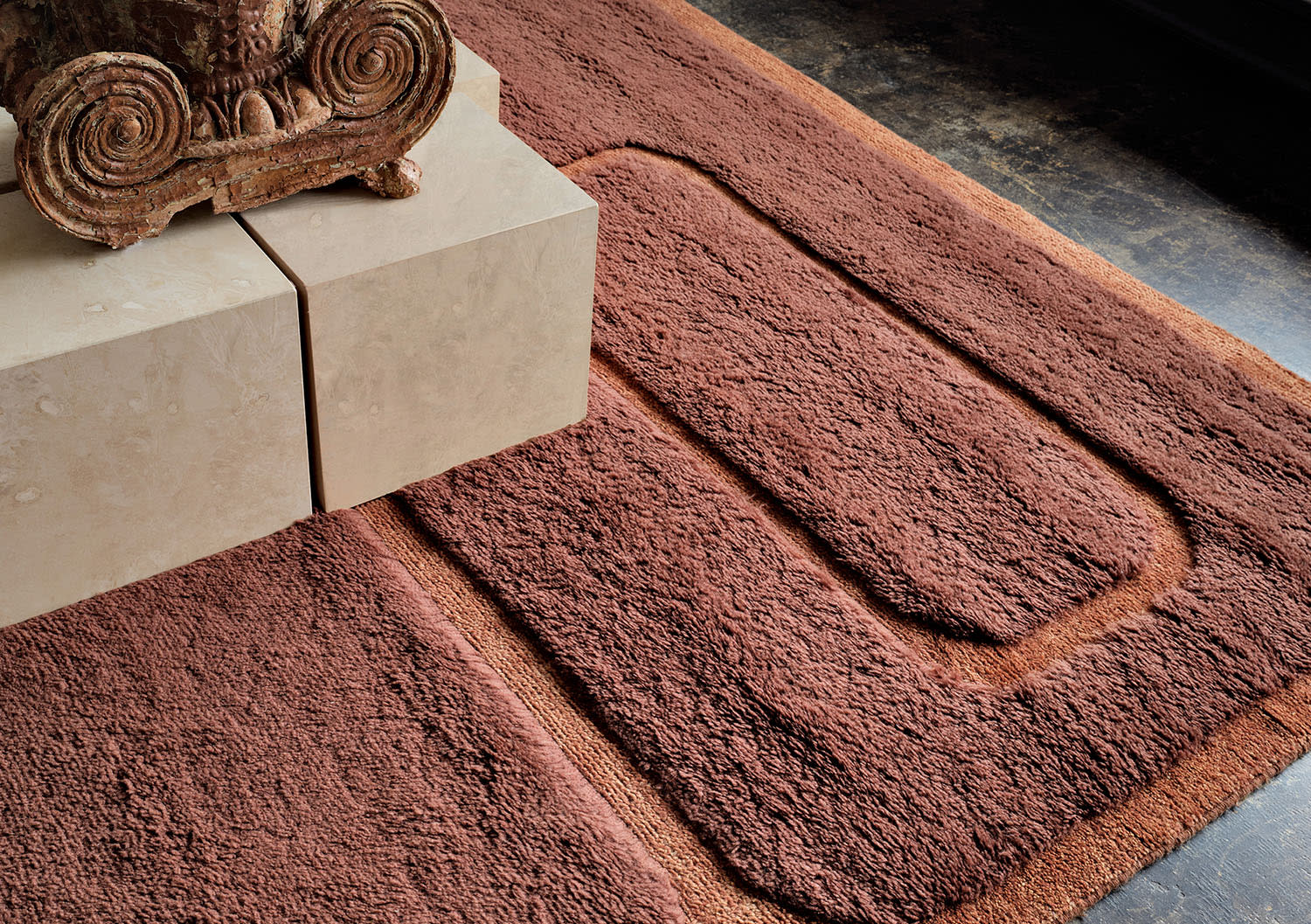Solum rug in Maroon by Jaipur Living x Bradley Odom