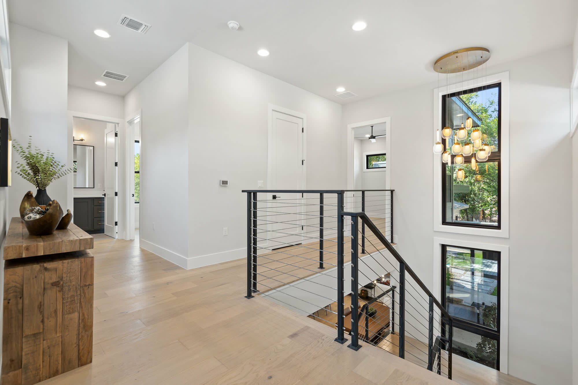 a staircase in a house