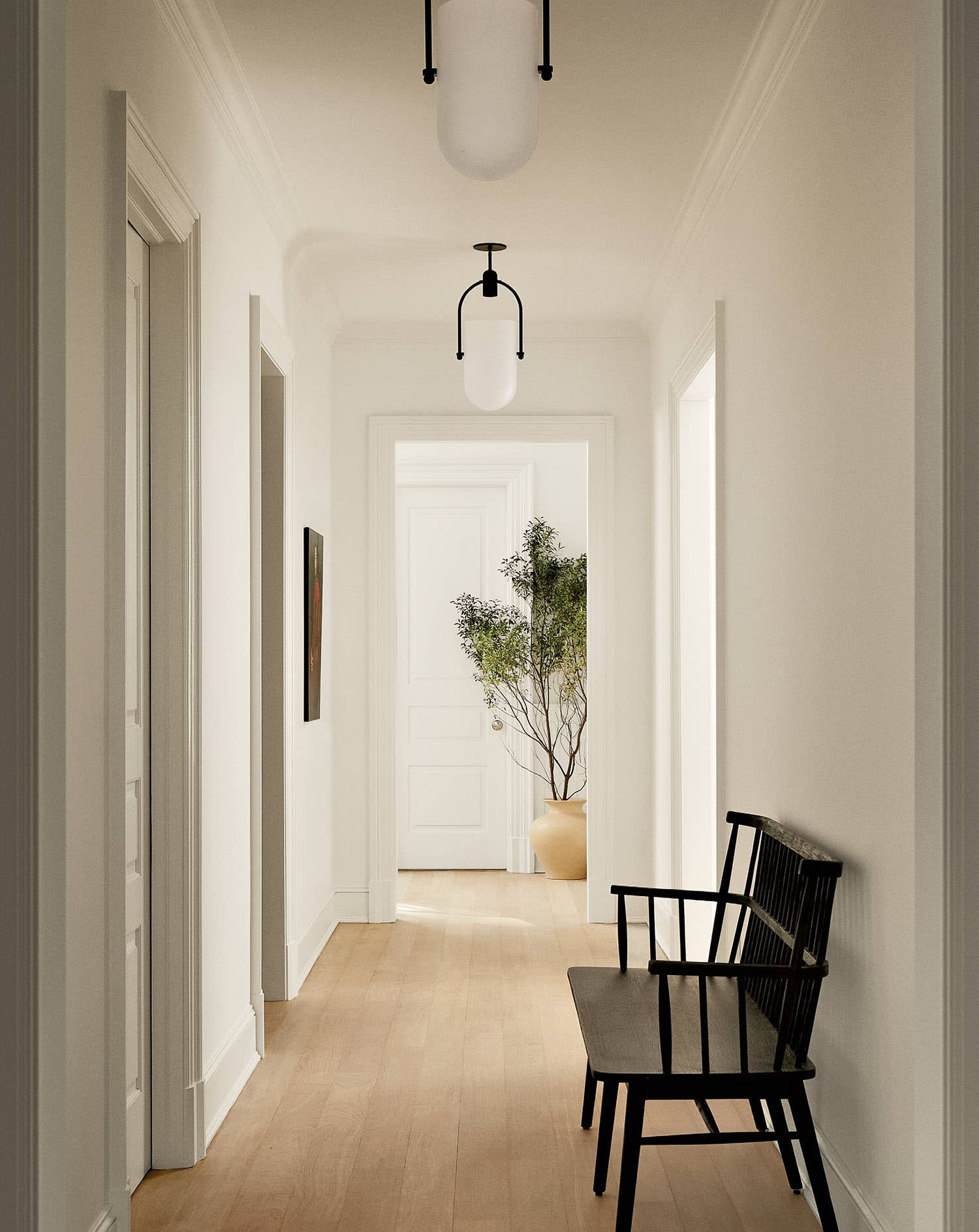 light and bright hallway