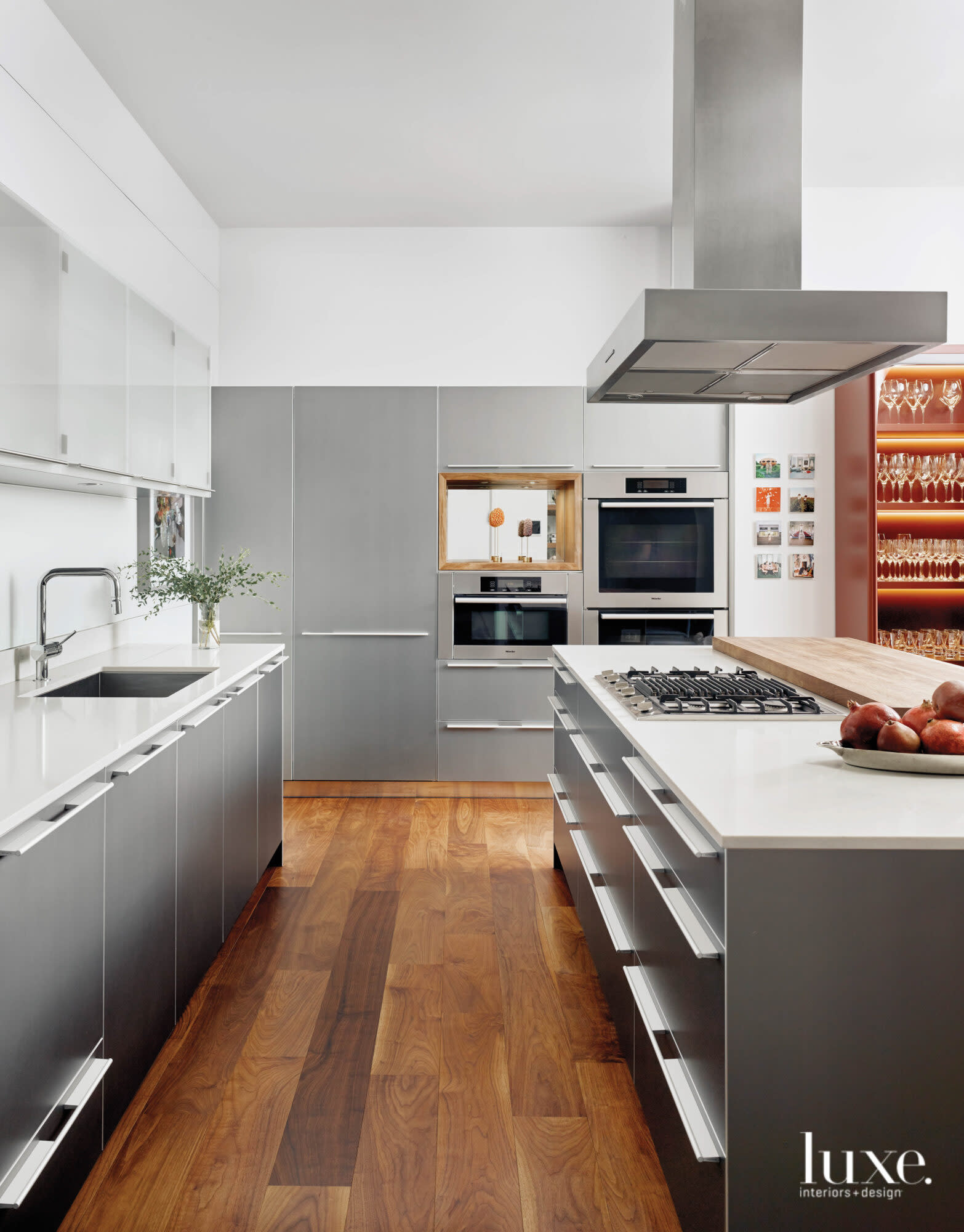 Sleek kitchen with Bulthaup cabinetry.