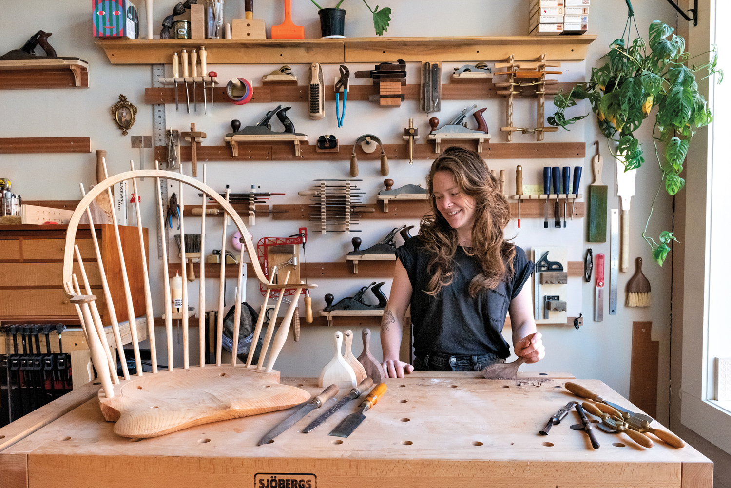 Aspen Golann at workshop
