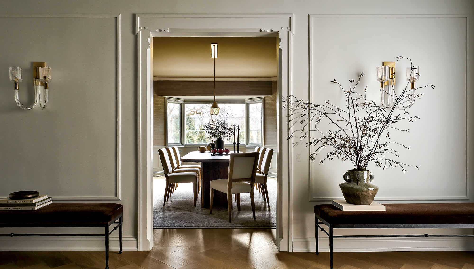 neutral dining room