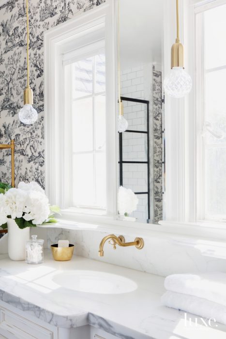 Behind 2 Bathroom Designs With Timeless Touches