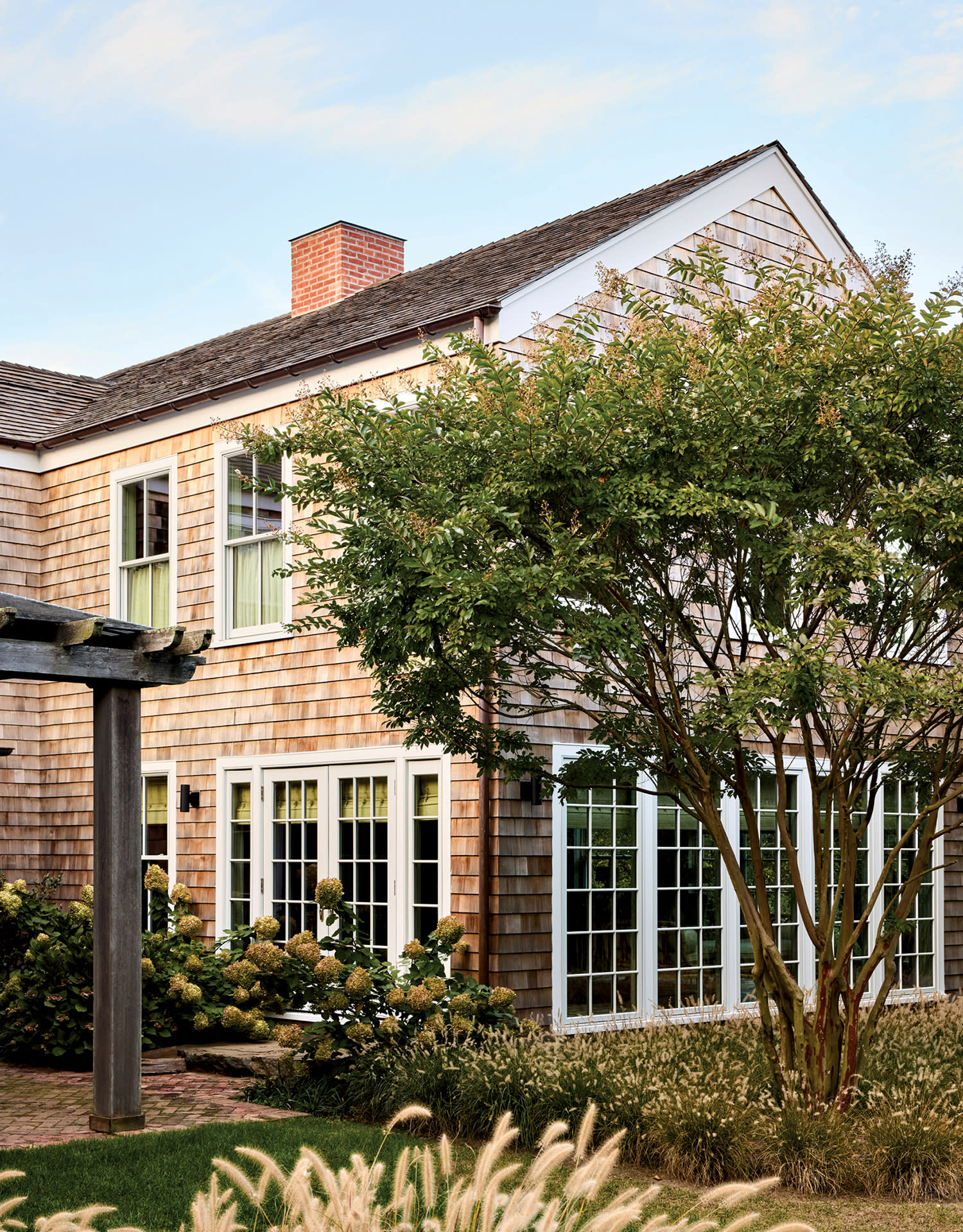 exterior of a Hamptons home