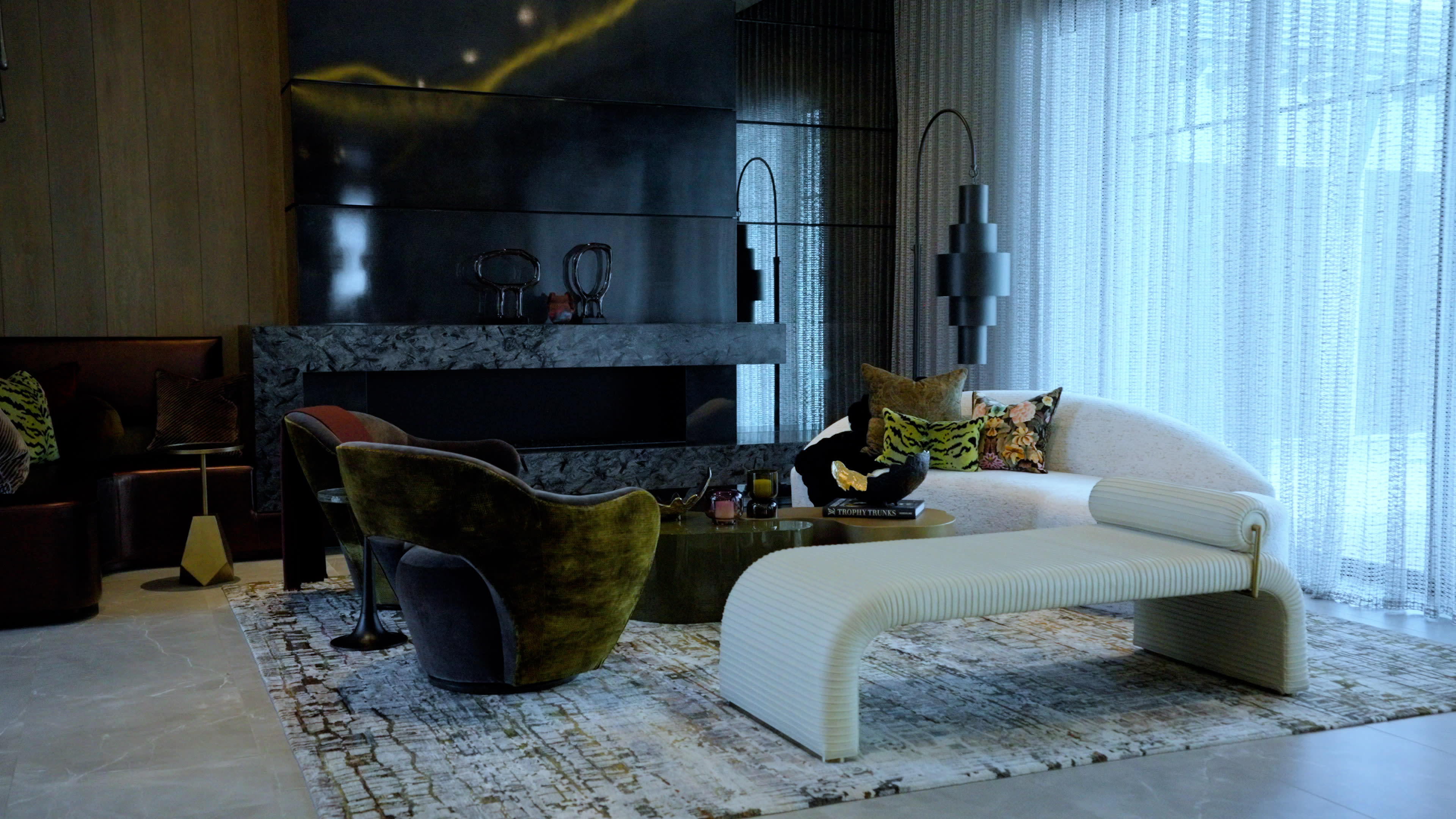 modern luxurious living room