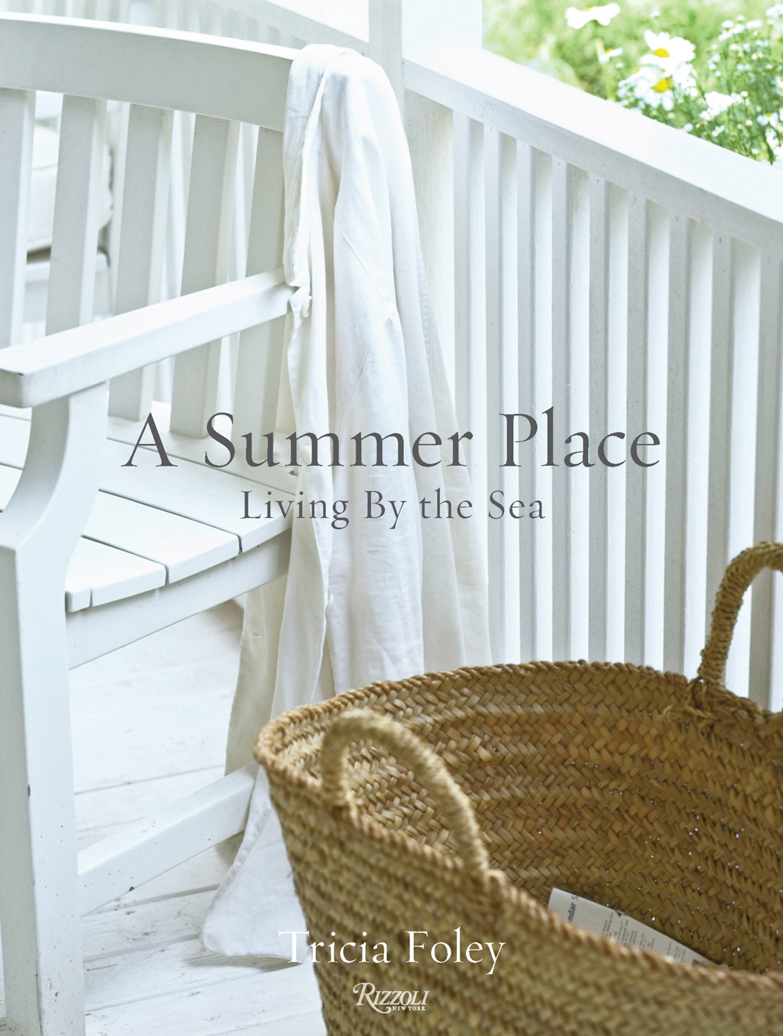 A Summer Place book cover - basket with white chair