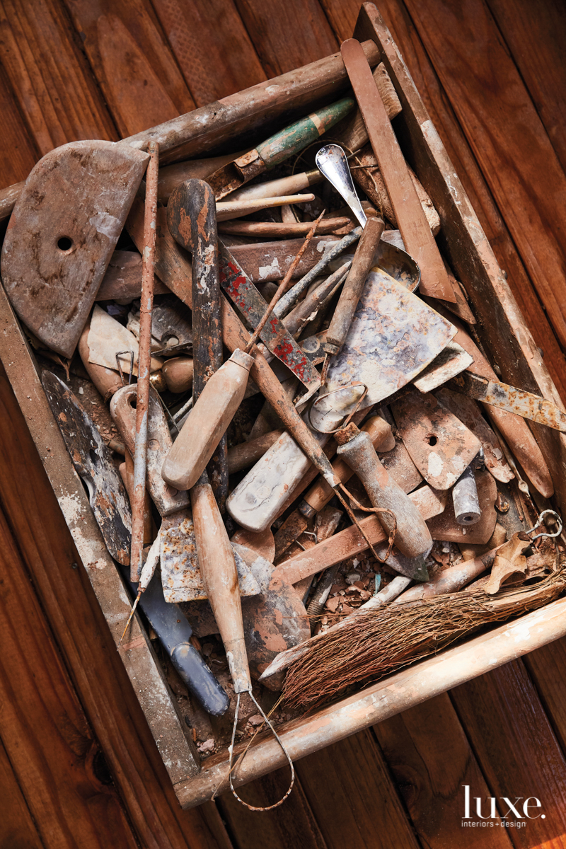 A box full of tools.