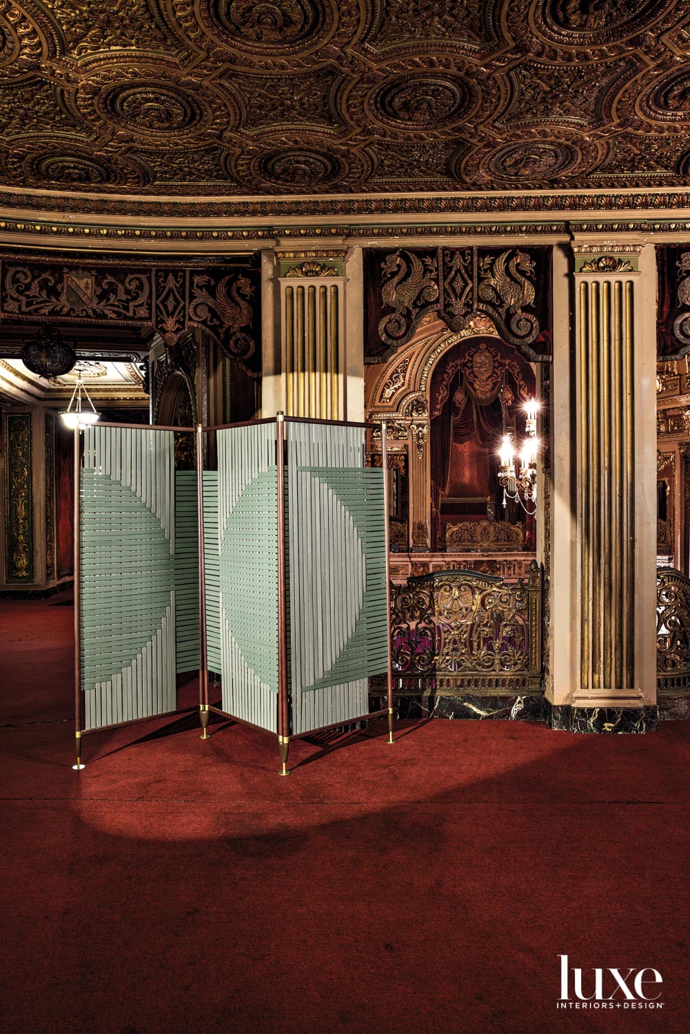 art deco screen divider 