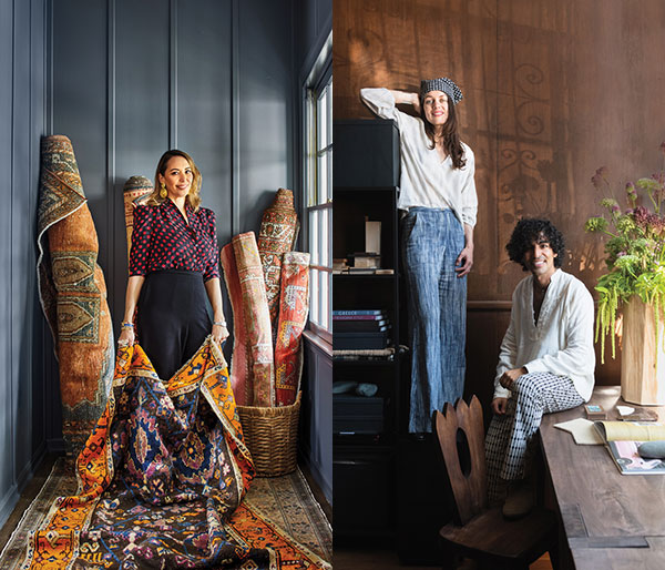zoe feldman Homan Rajai and Elena Dendiberia