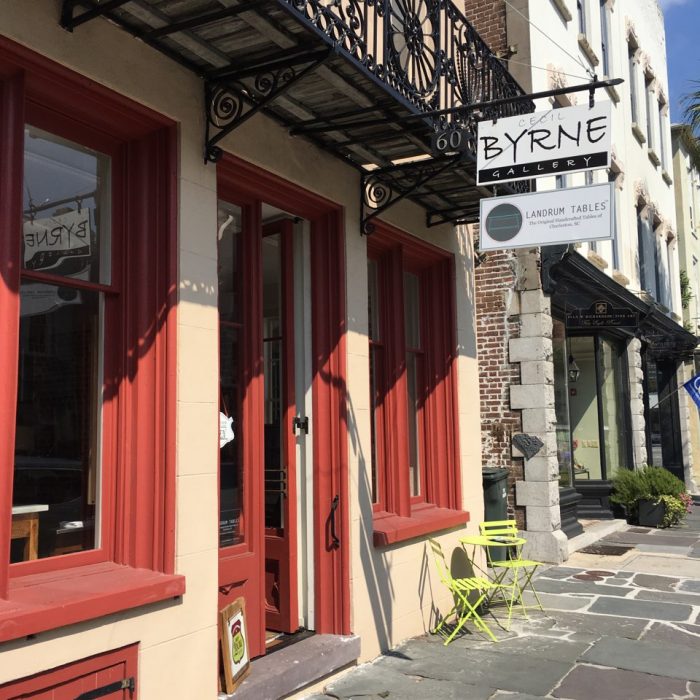 Owner and craftsman Capers Cauthen set up shop inside Cecil Byrne Gallery in Charleston.