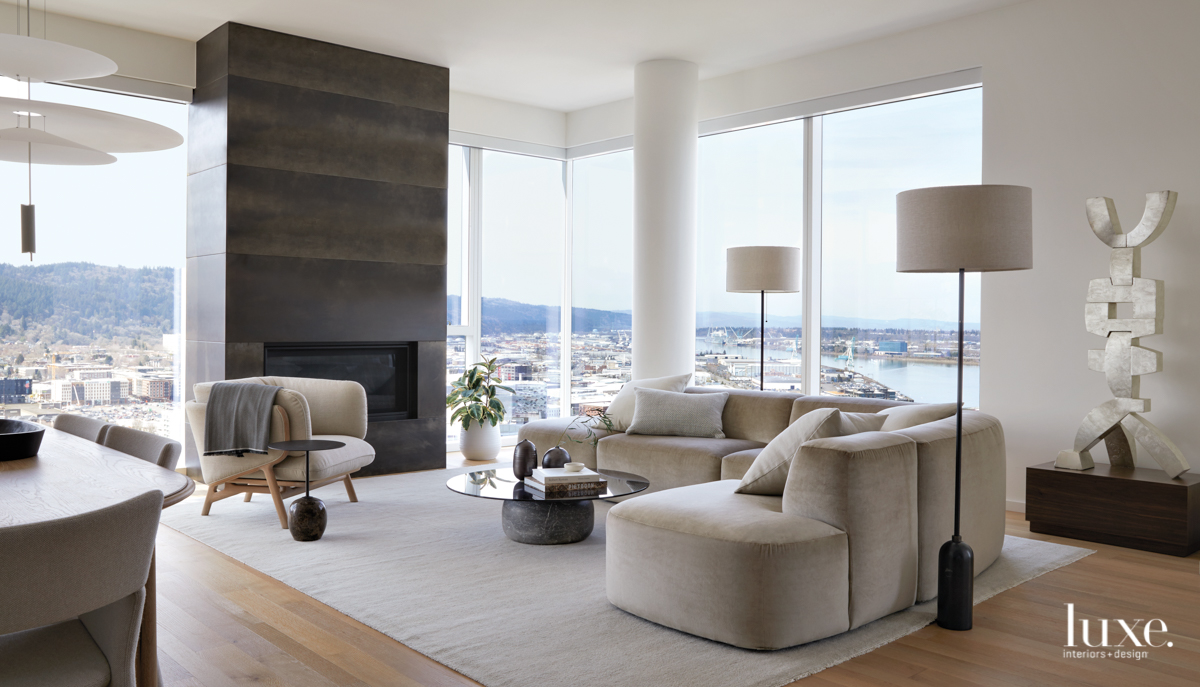 Visual Reference: A Portland Penthouse Is Reimagined With Warm Neutrals