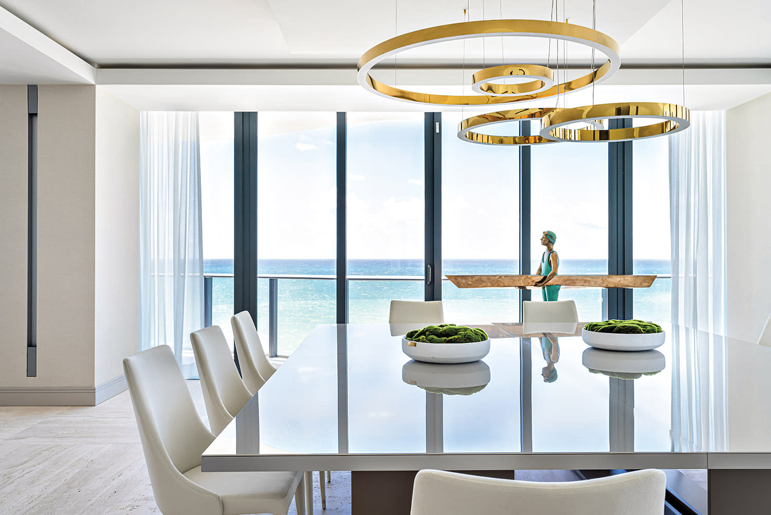 Earth Tones Transform This Sleek South Florida Apartment | LUXE ... - Southeastern Textures For Modern Apartments