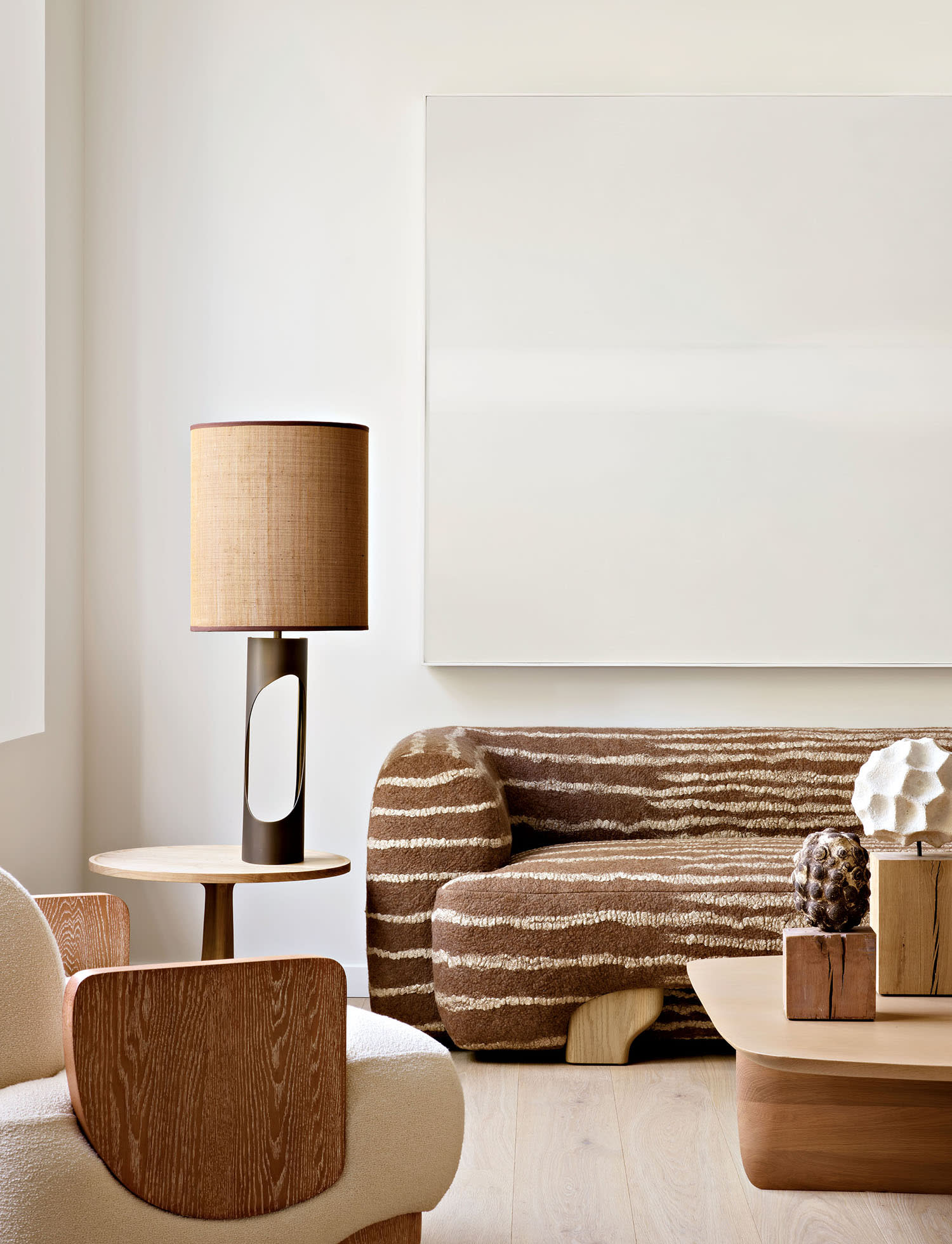 sculptural silhouettes in the De Sousa Hughes San Francisco showroom