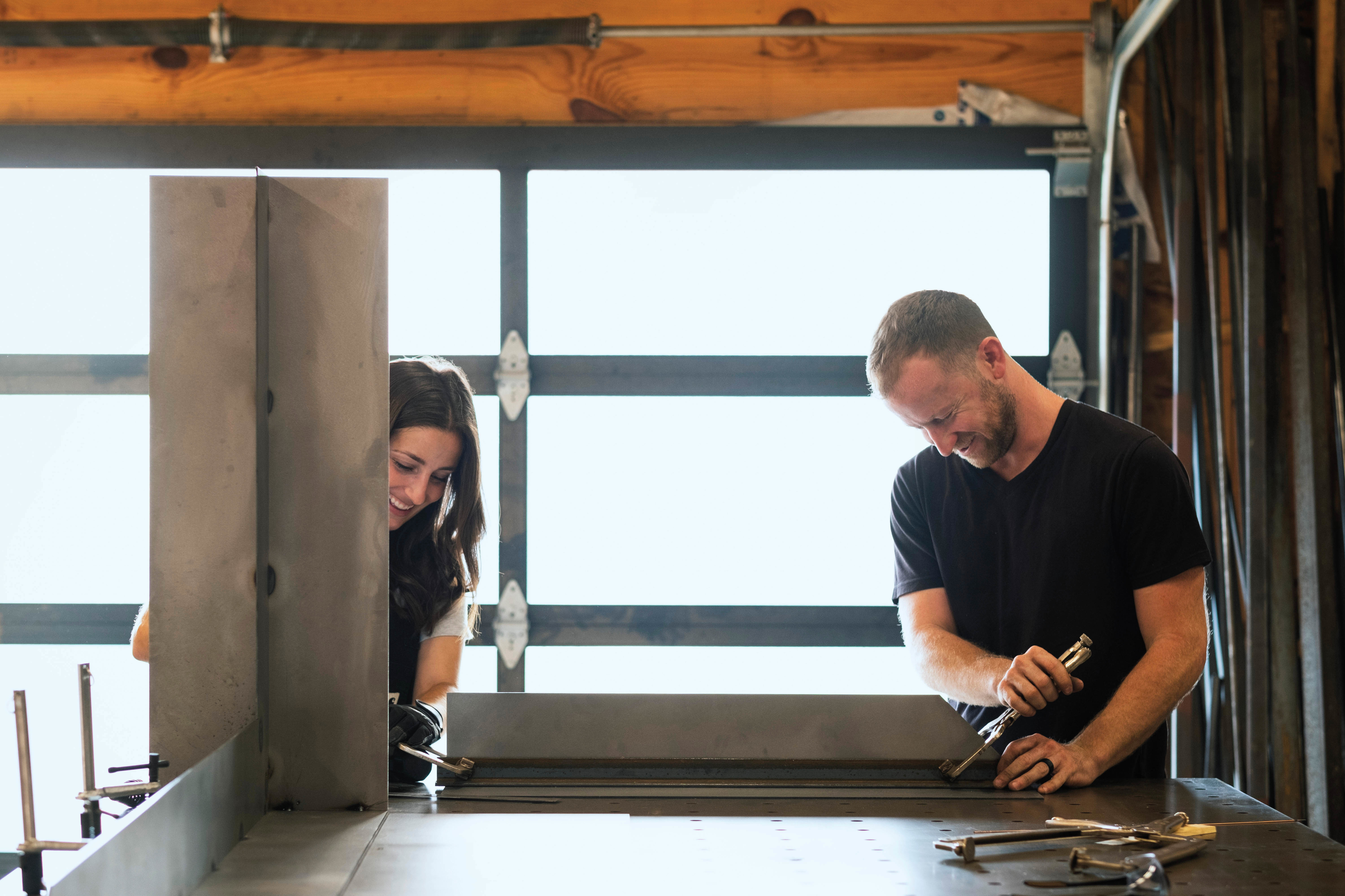 Architect Cassandra Kellogg and residential designer Zane Morgan