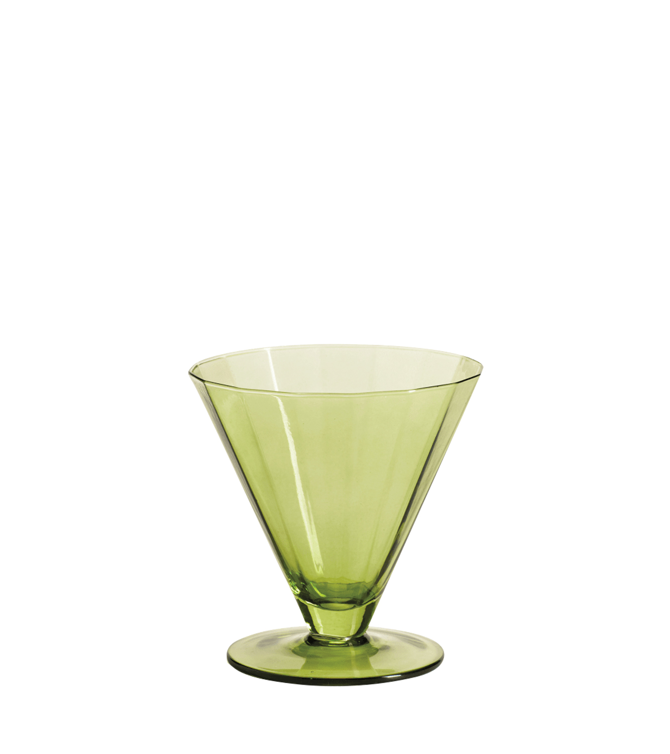 green wine glass