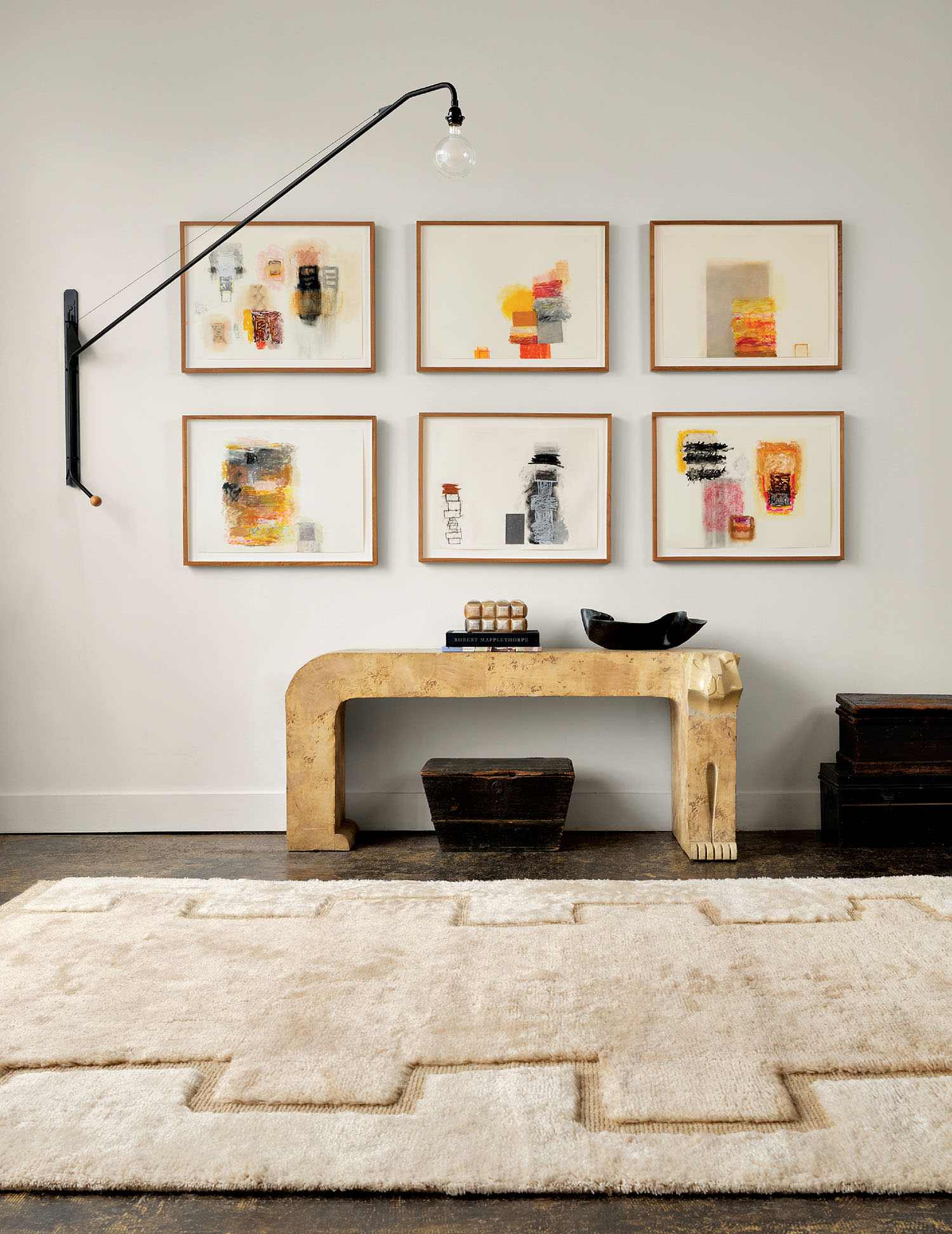 The Solum rug in Cream by Jaipur Living x Bradley Odom