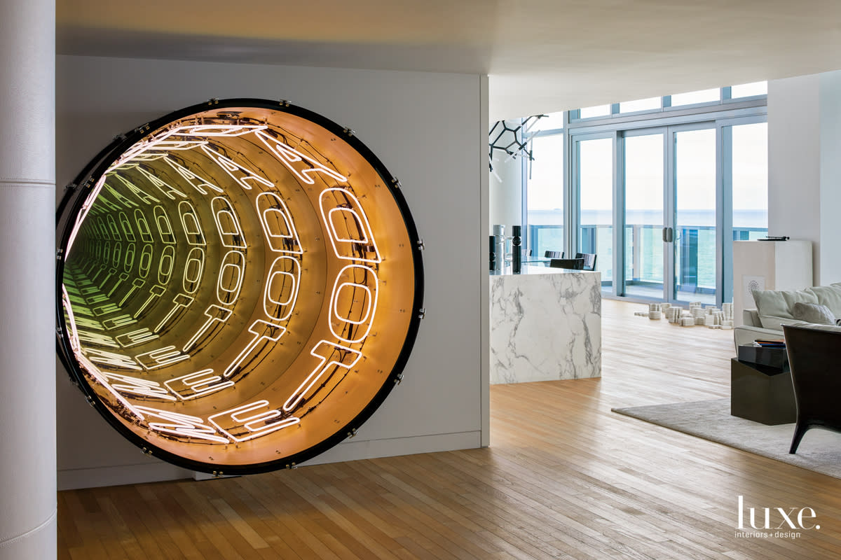Photo inspiration: A Gallery Like Collection Shines In A Miami Penthouse Photo Inspiration