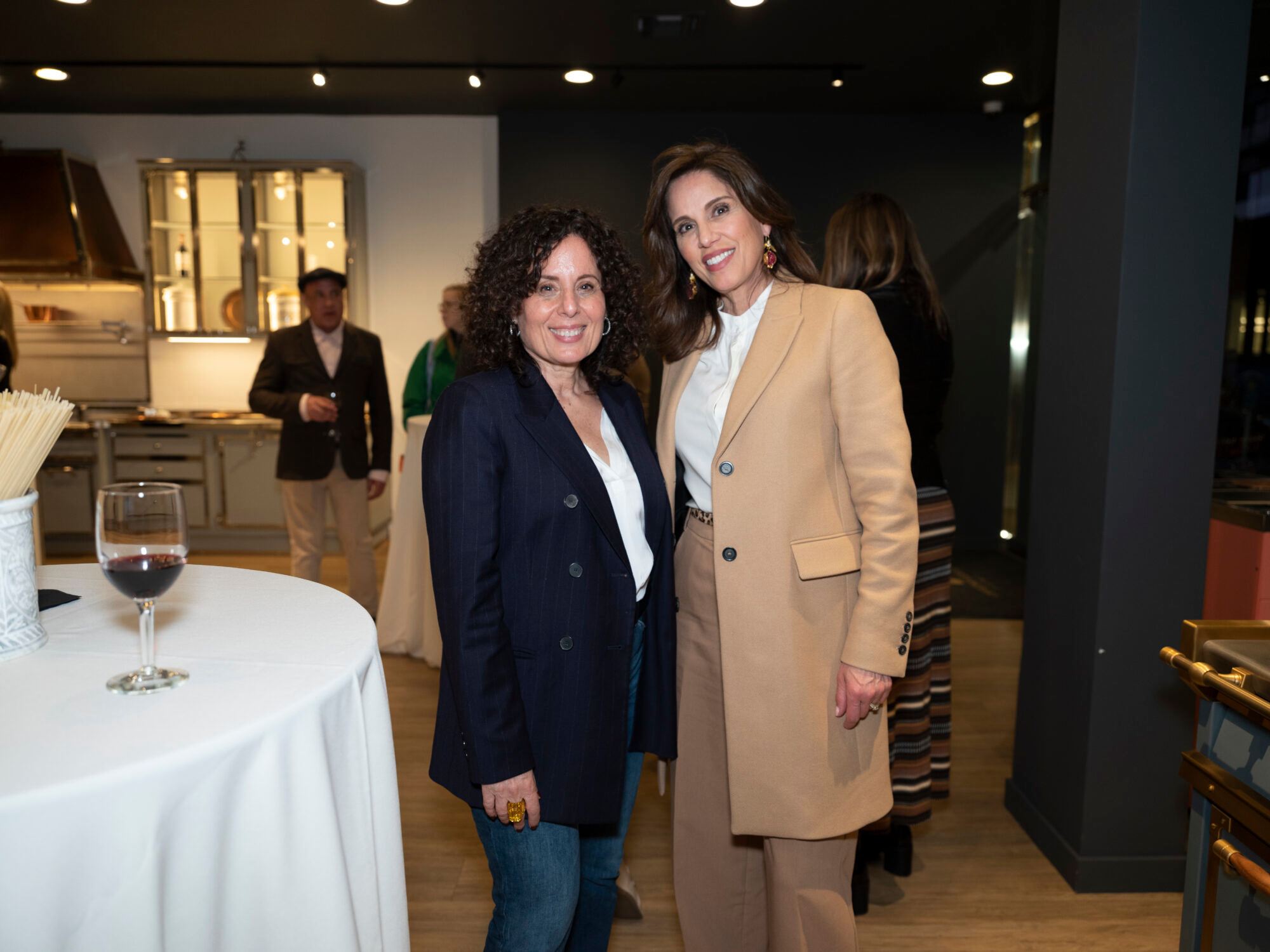 Pam and guest at the Officine Gullo Event