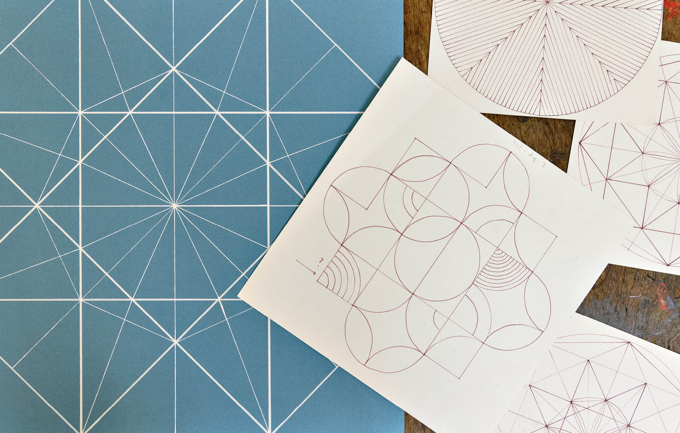 geometric design sketches