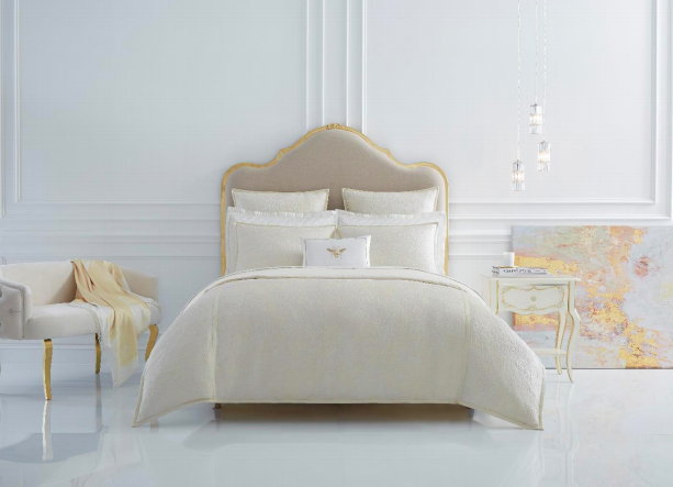 Sferra Dorato Collection cream gold bedding