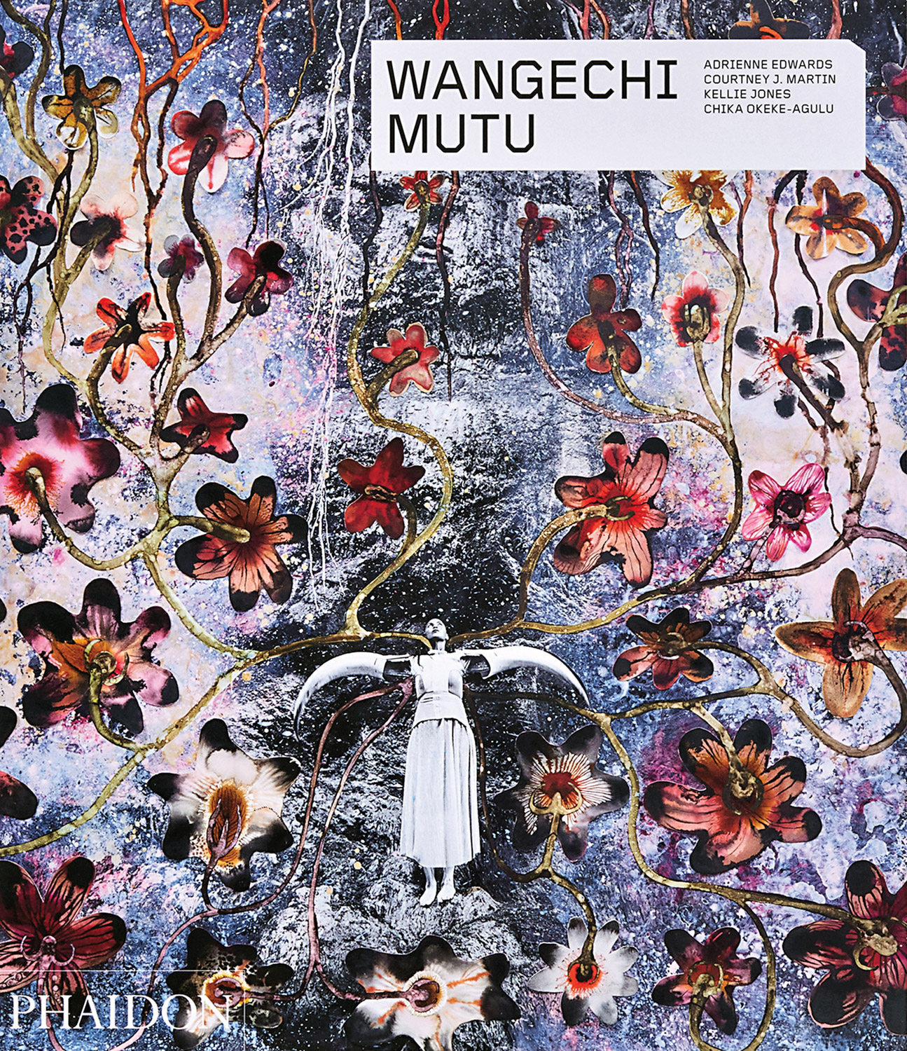 Book cover of Wangechi Mutu monograph published by Phaidon