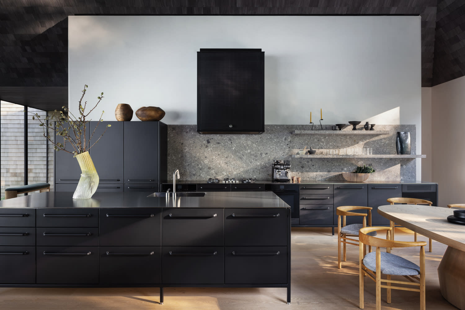 modern industrial-style home kitchen