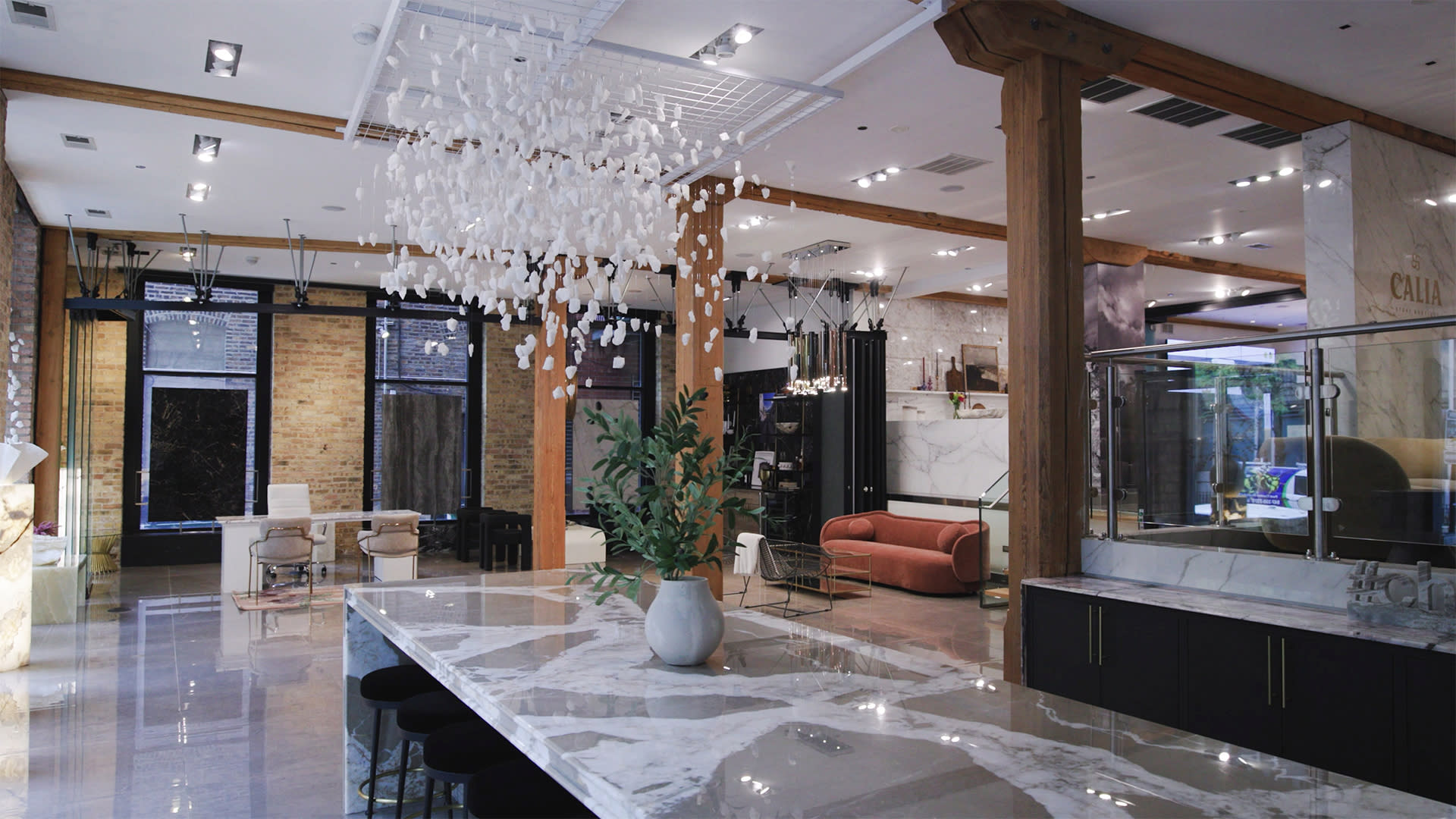 Calia Stone Boutique's Chicago showroom