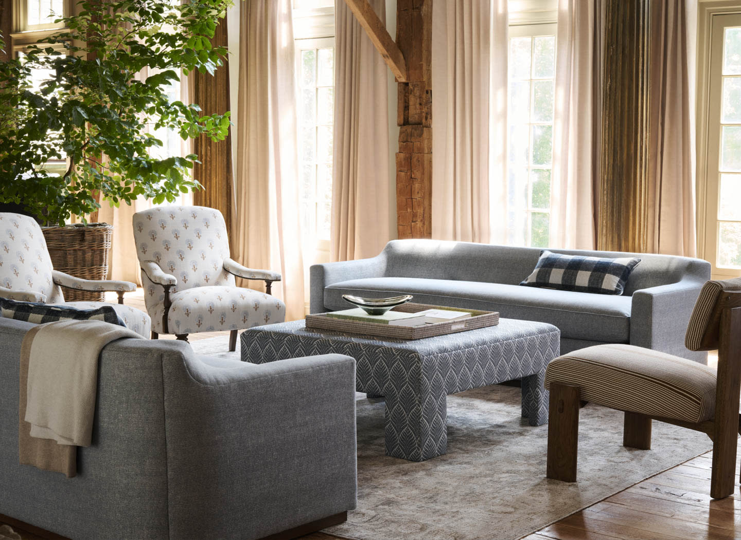 interiors featuring Sunbrella's fabrics