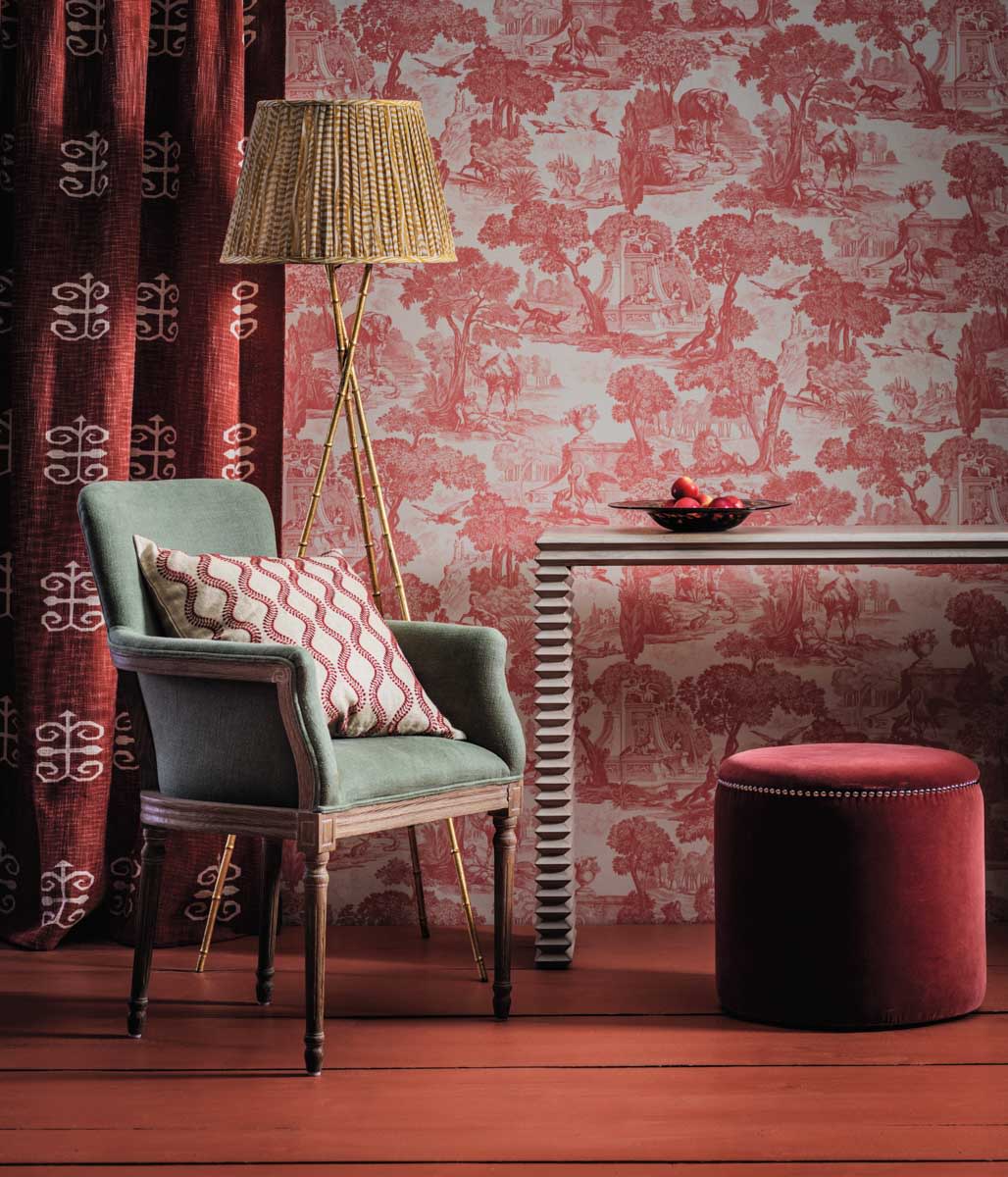 oka red interiors