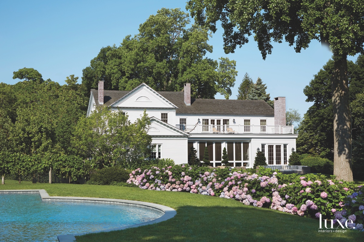 wo historic Sag Harbor properties are transformed into a year-round family compound.