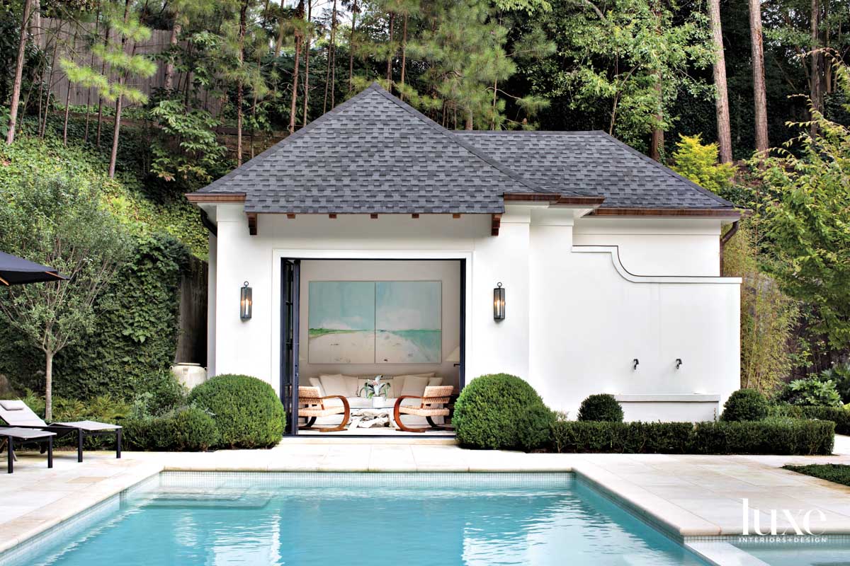 16 Modern Pool Houses With Undeniably Stylish Design | LUXE Interiors +  Design, image size:1200x800