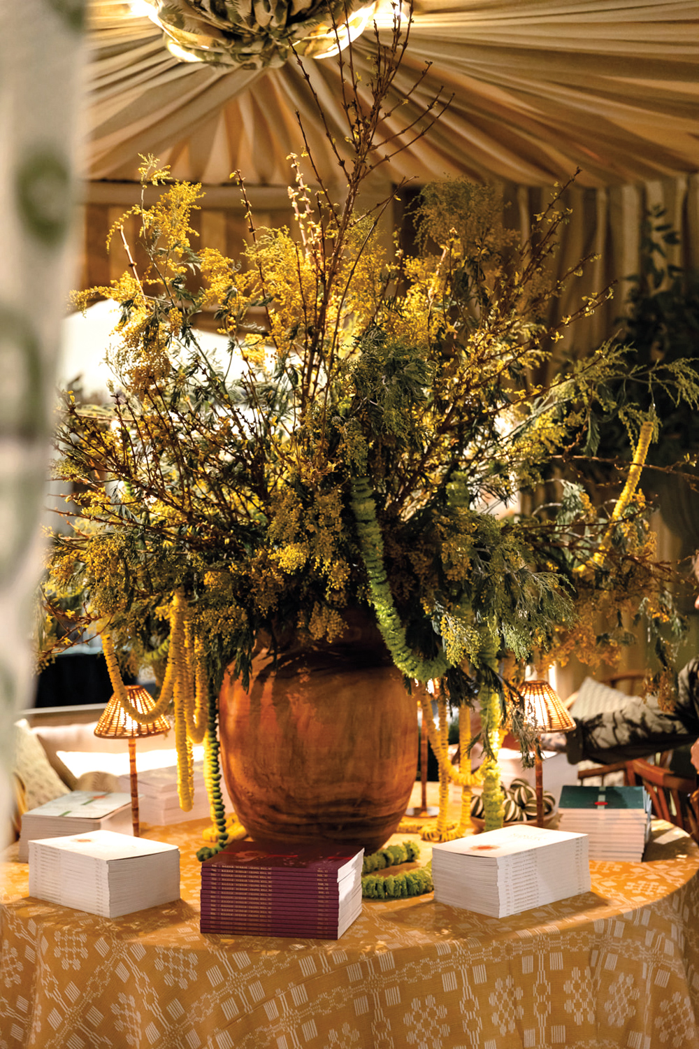 floral arrangement at the 2025 Antiques & Garden Show of Nashville 