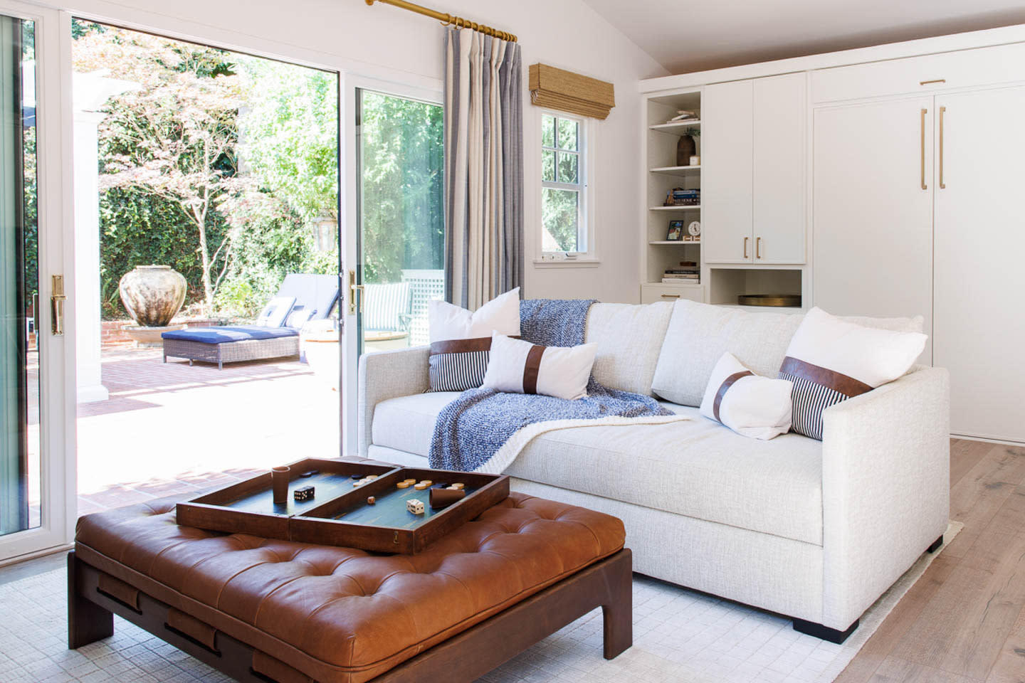 coastal chic living room