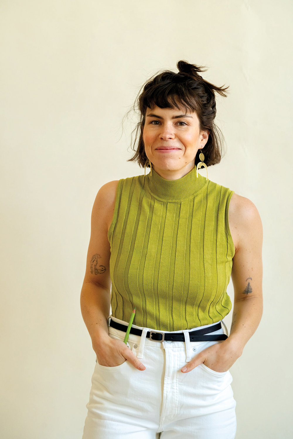 Portrait of artist Courtney Griffin