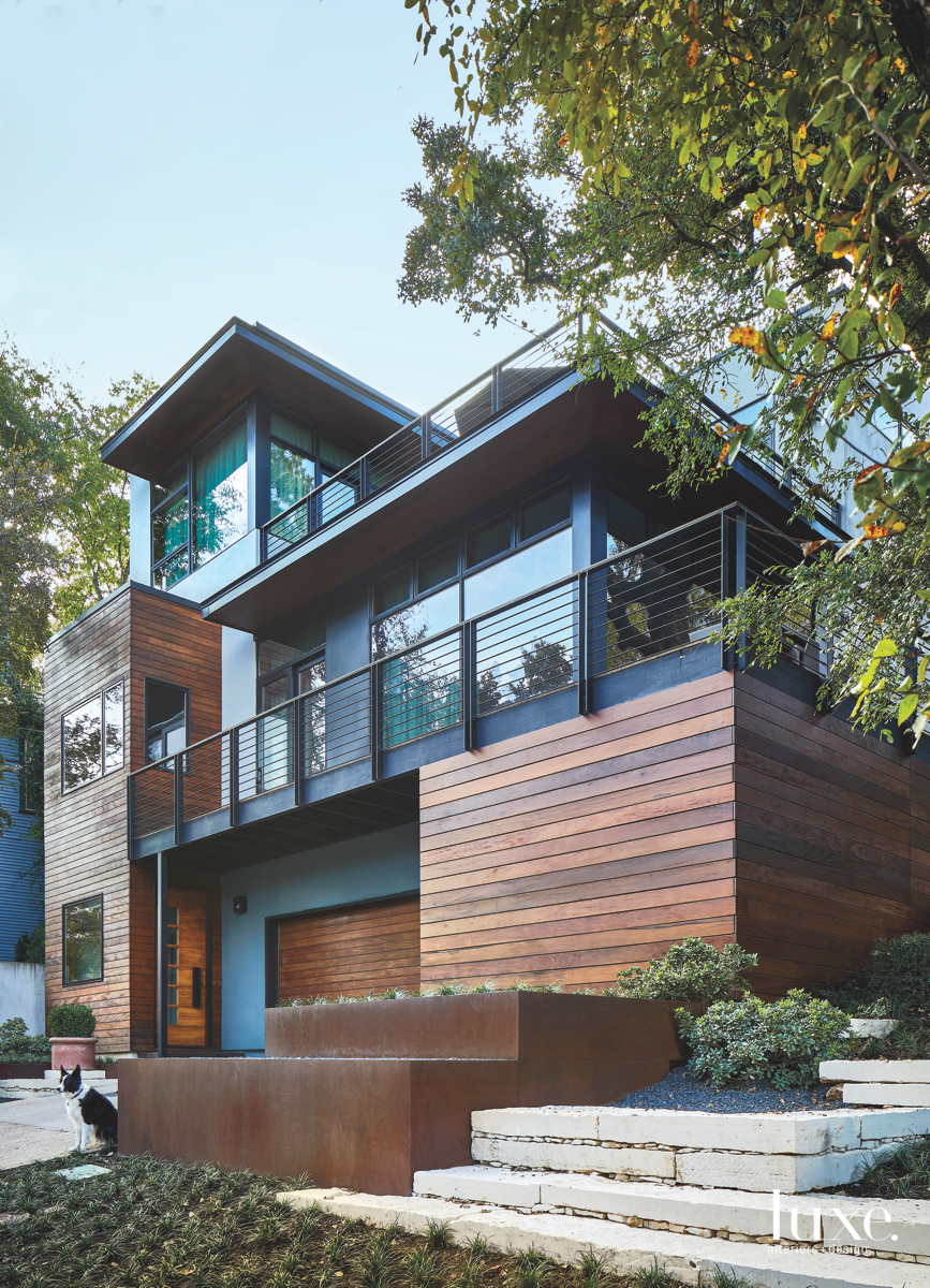 contemporary exterior landscape