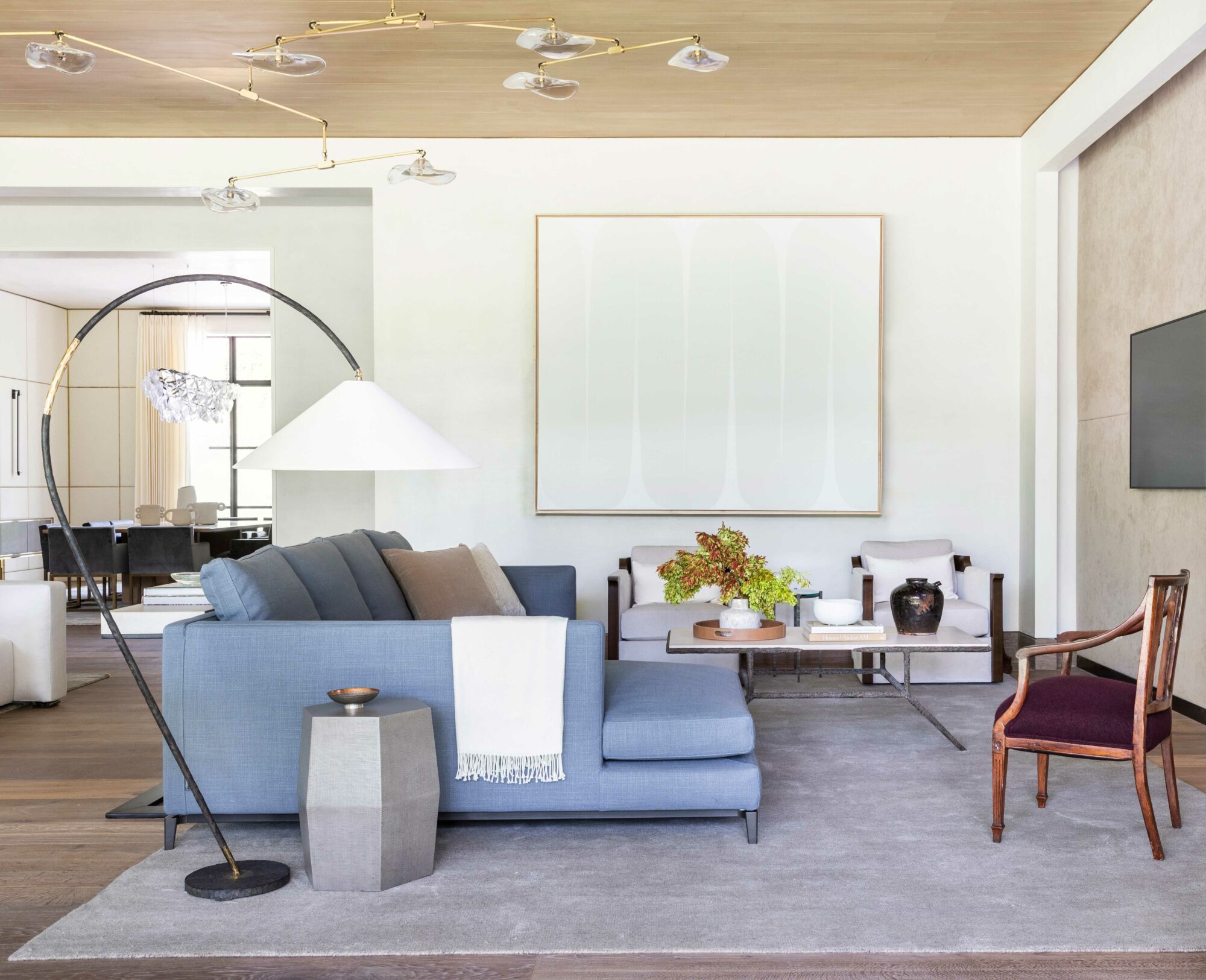 living room in benjamin moore seapearl, which is one of the best neutral colors