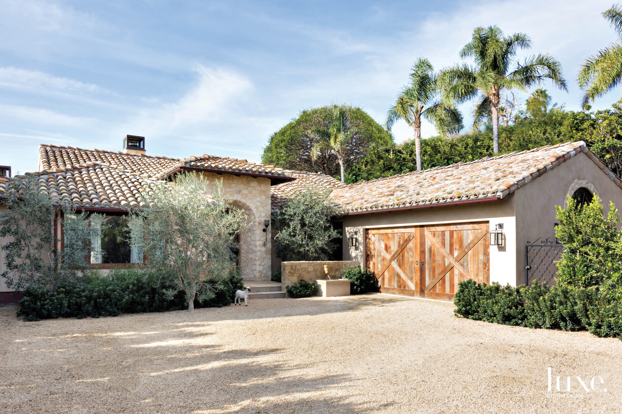 Front view of house with garage