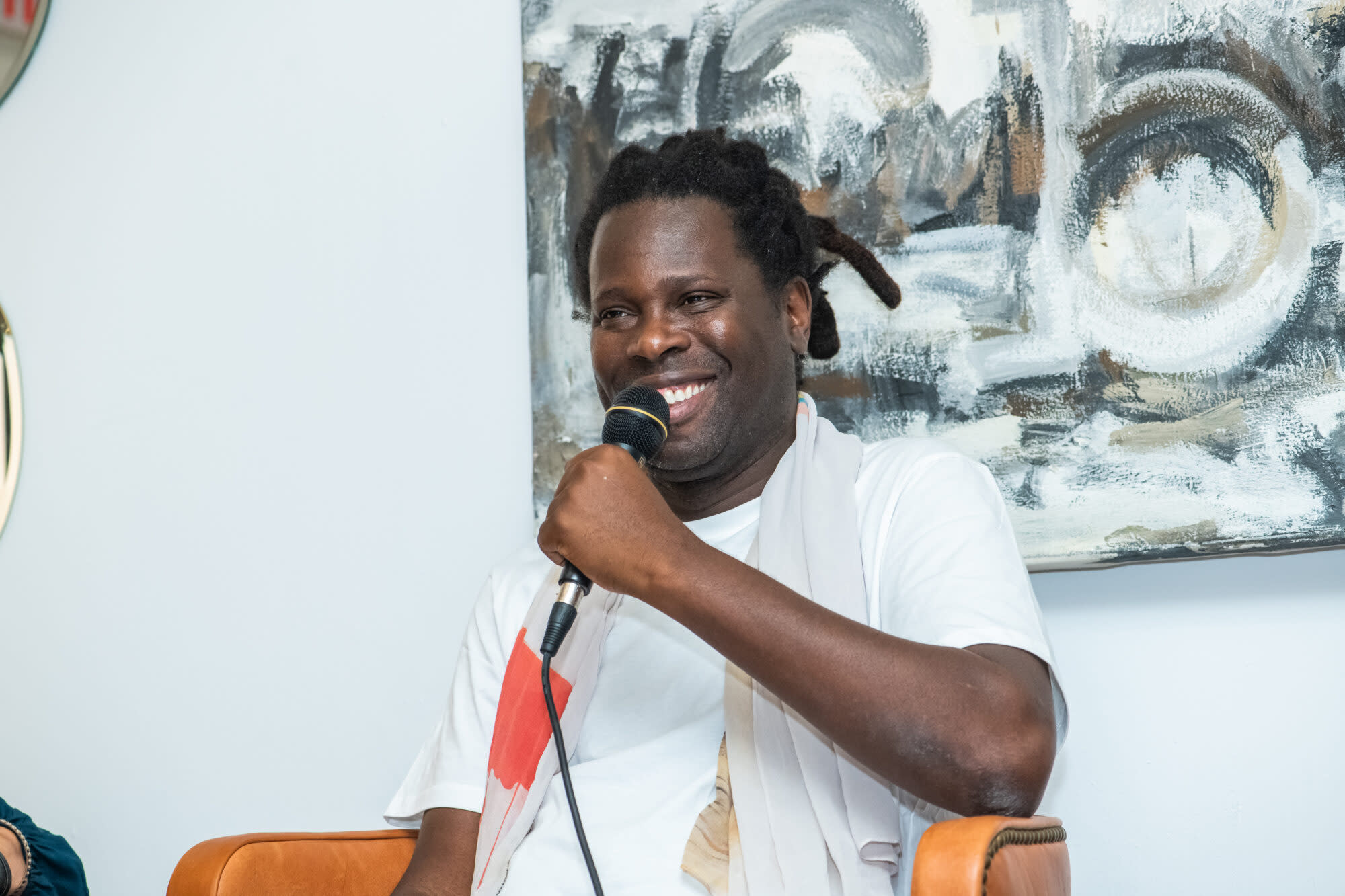 man with mic