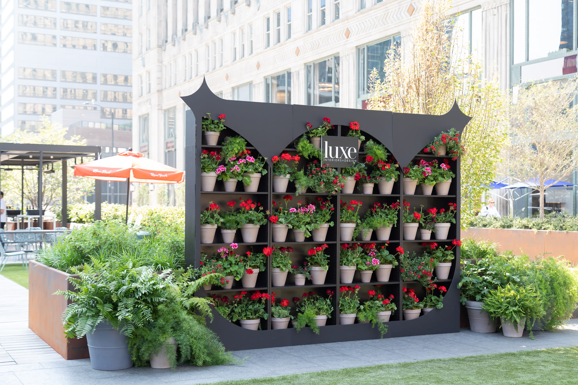 Garden wall at the RED awards
