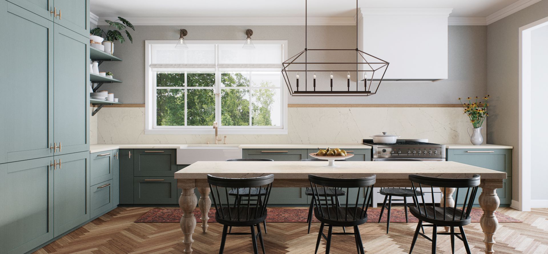 caesarstone aterra blanca kitchen table