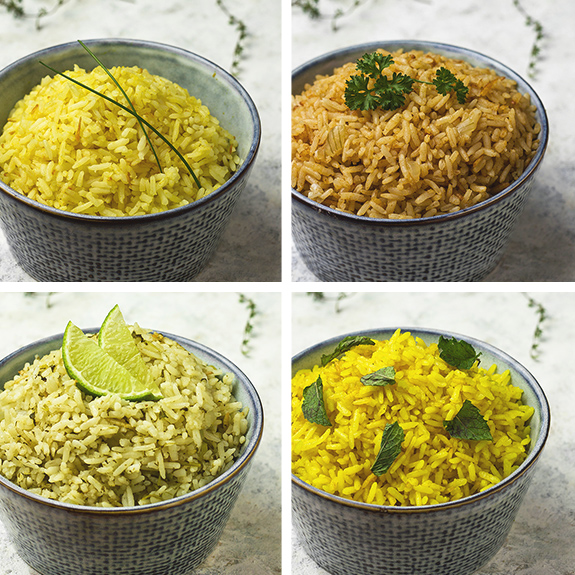 4 Tipos básicos de arroz