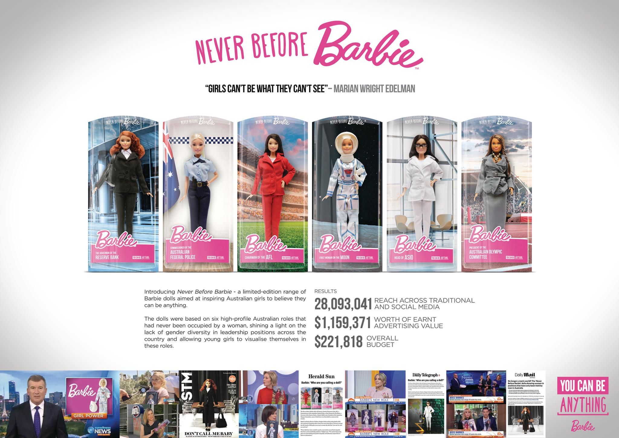 BARBIE - Never Before Barbie - BBDO - Cannes Lions 2018 Presentation Image from The Work - 415804-5041486