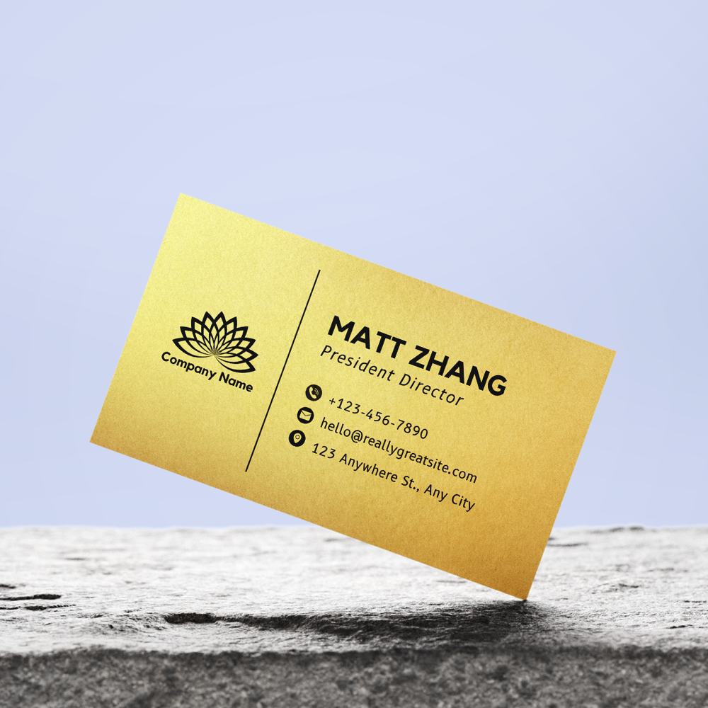 business card special paper PDP