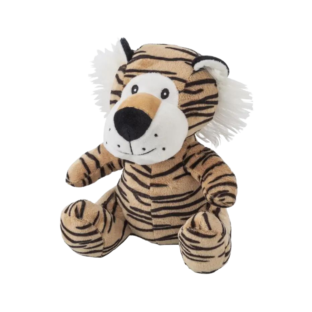 Custom Plush Tiger - three-quarter view