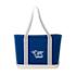 Atlantic Stripe Cotton Zippered Boat Tote