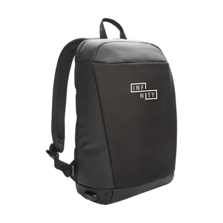 Madrid anti-theft RFID USB laptop backpack