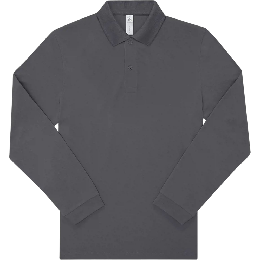 bandcmypolo210lsl5pu427u dark grey