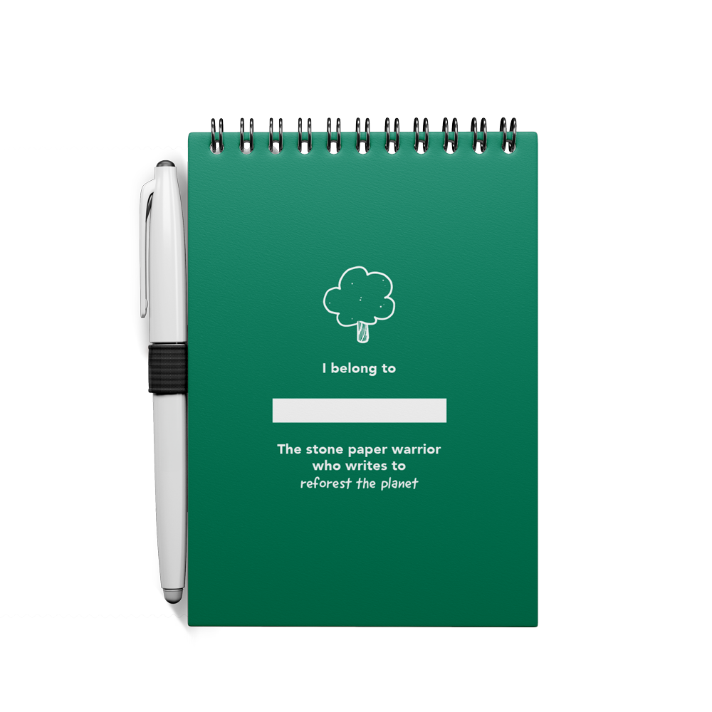 A6-Hardcover-Front-Inside-Forest-Green