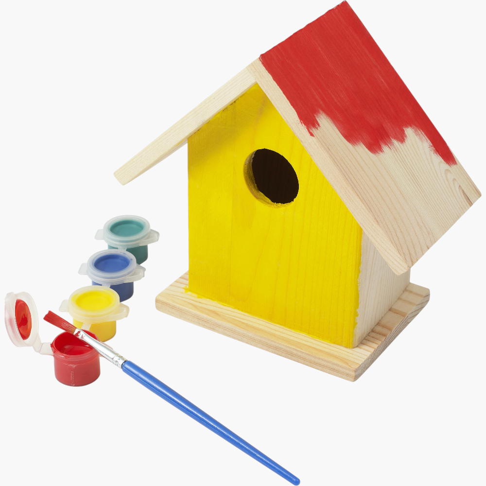 PDP - woodenbirdhousekitwesley square #F8F8F8 background