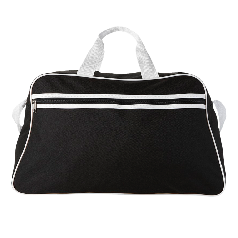 San Jose 2-stripe sports duffel bag 30L black